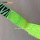 Reflekterande Led Green Zebra Print Webbing Armband